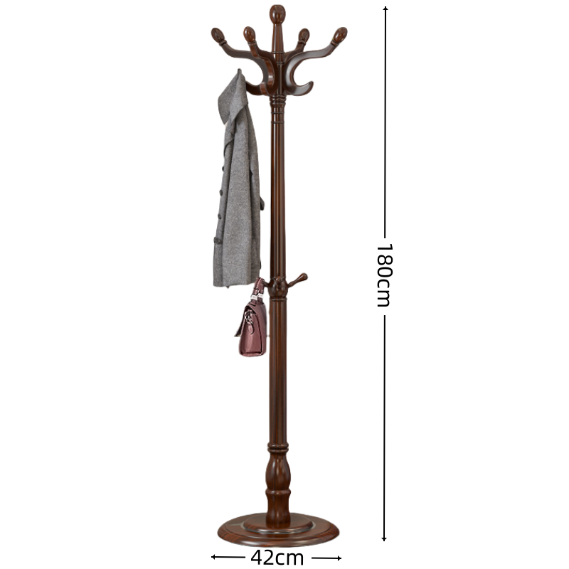 豫龙都衣帽架实木个高清大图