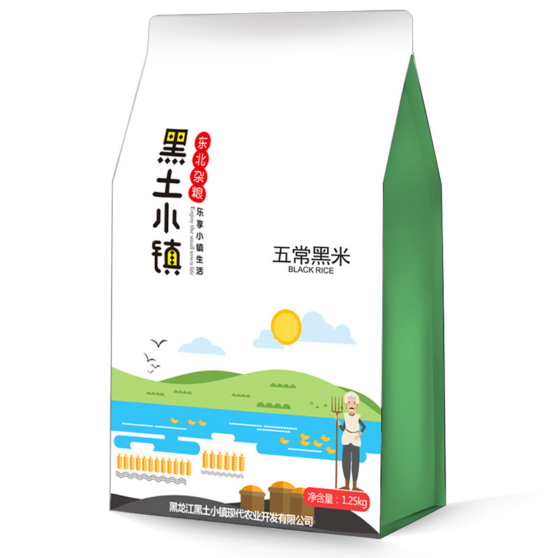 黑土小镇 黑米 1250g