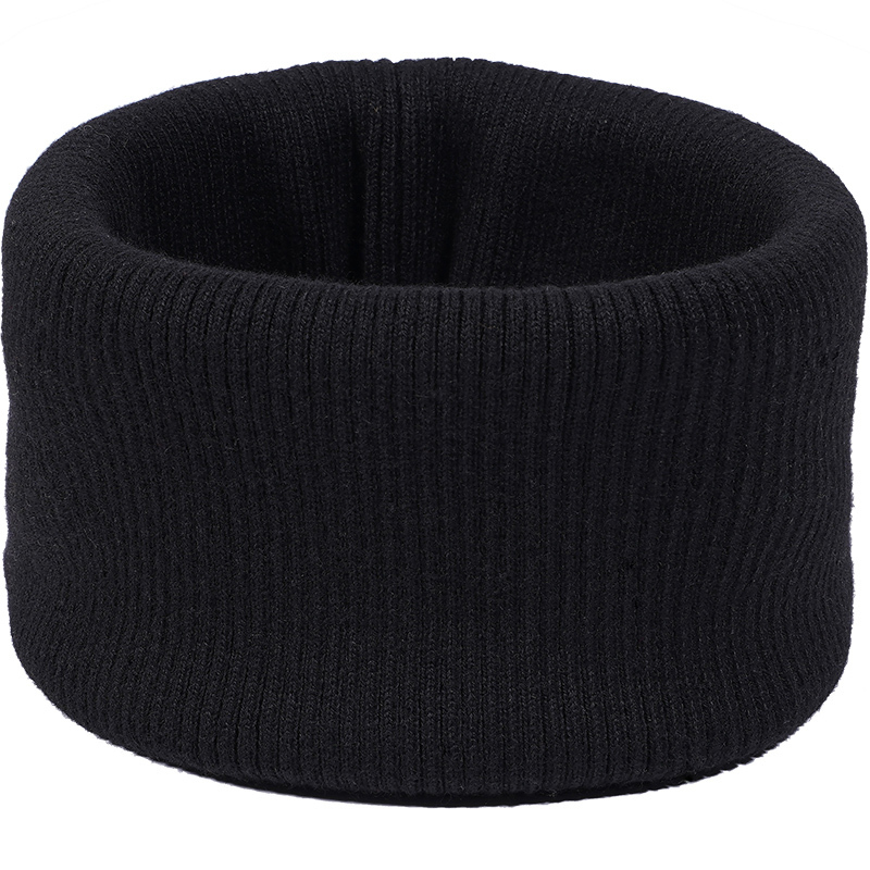 盛世尼曼男士围脖护颈冬季保暖防寒脖套男冬针织毛线小围巾套春秋假领