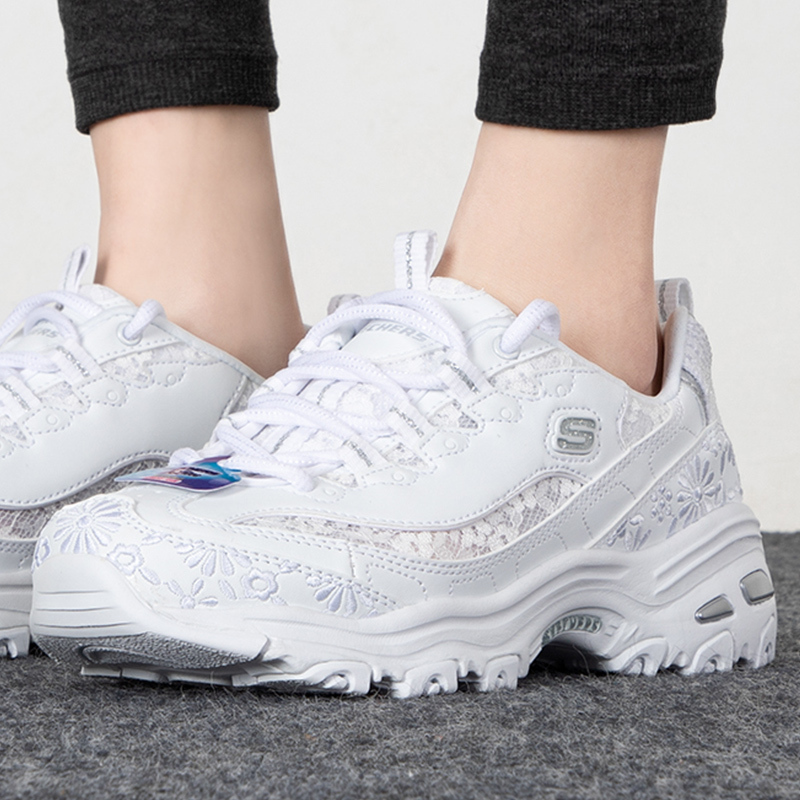 斯凯奇 女板鞋/休闲鞋 896085-WHT