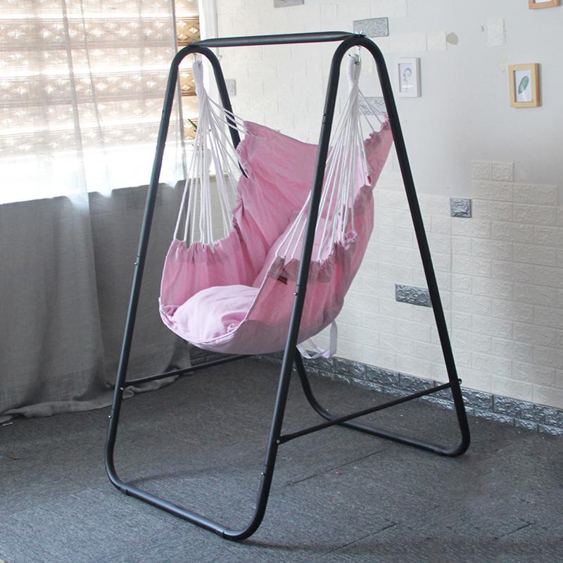 吊椅支架荡秋千室内单人家用懒人摇篮阳台吊篮吊床架子定制16升级支架