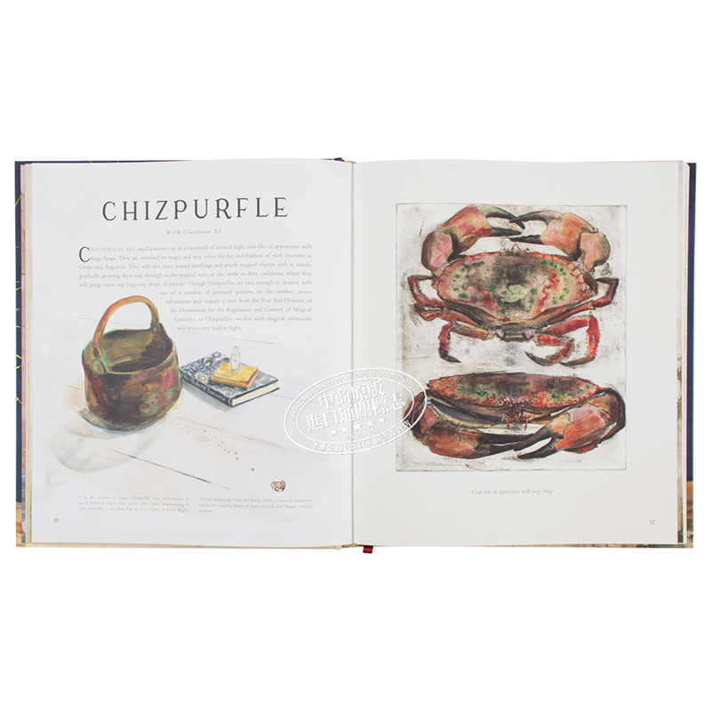 [正版]神奇动物在哪里(插图版)英文原版 Fantastic Beasts and Where to Find The高清大图