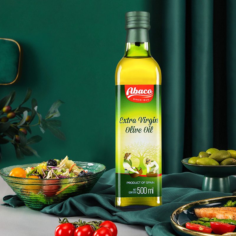 佰多力abaco原装进口特级初榨橄榄油食用油500ml2礼盒福利团购装