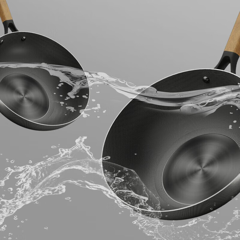 康巴赫中华老铁锅-炒锅套装32cm(无耳)CZH30A1高清大图