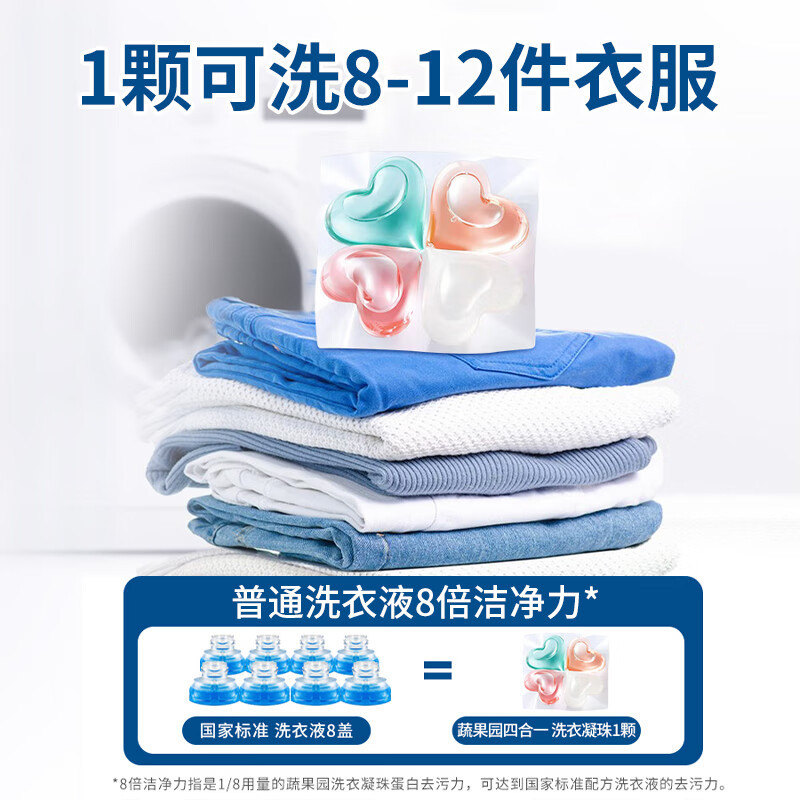 SukGarden蔬果园幸福四叶草香氛洗衣凝珠10g*52颗