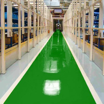 环氧地坪漆室内防滑水泥地面漆家用厂房车库地板漆防尘耐磨油漆中绿05