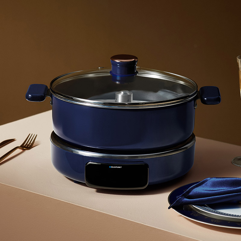 蓝宝(BLAUPUNKT)电子版升降电火锅BP-HG1S 蓝色高清大图