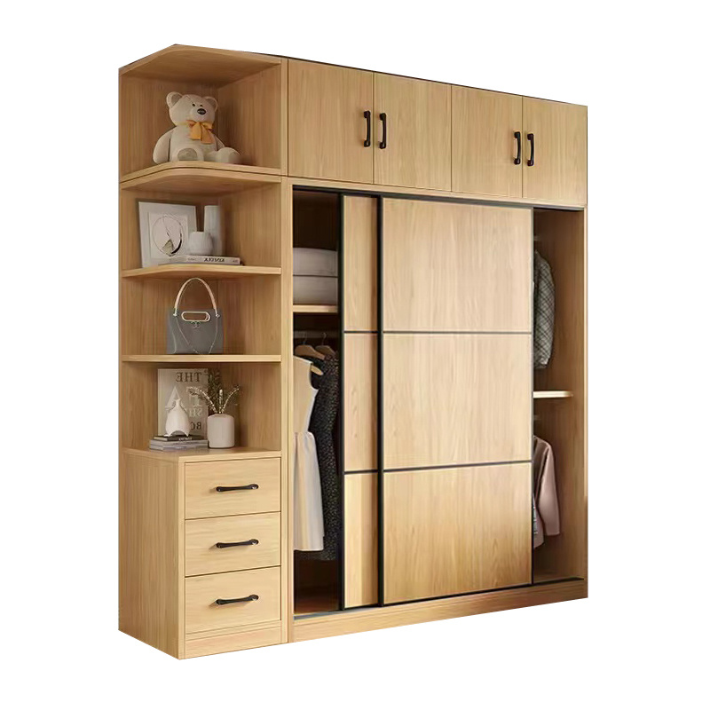 曌梵衣柜1.6米+顶柜+角柜套高清大图