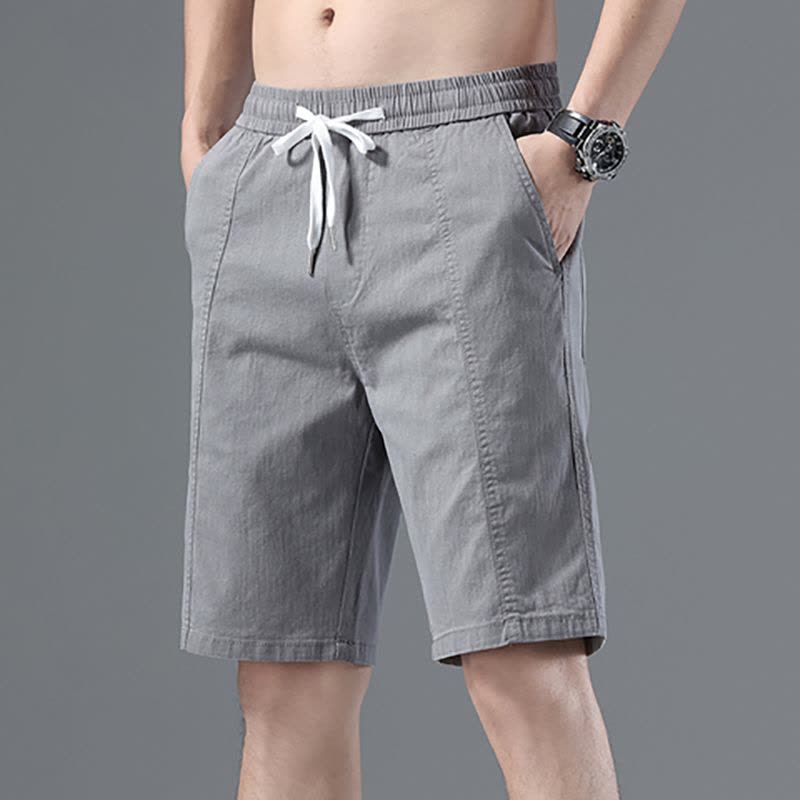 短裤男士夏季薄款棉裤宽松黑色中裤潮流外穿休闲运动五分裤潮莎丞图片