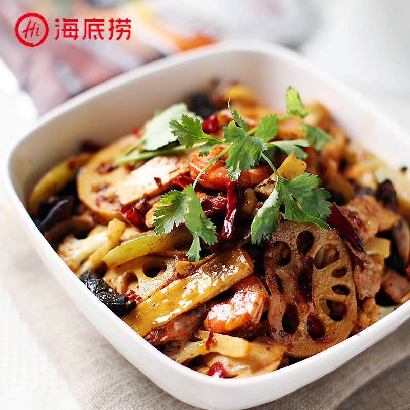 海底捞麻辣香锅220g 袋装 麻辣味 火锅底料 调味品 炒菜火锅一料多用 厨房调味 居家必备图片