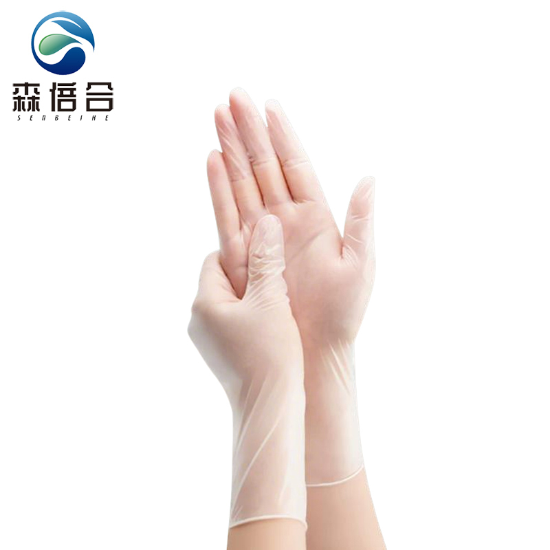 森倍合 一次性pvc手套 100只/盒高清大图