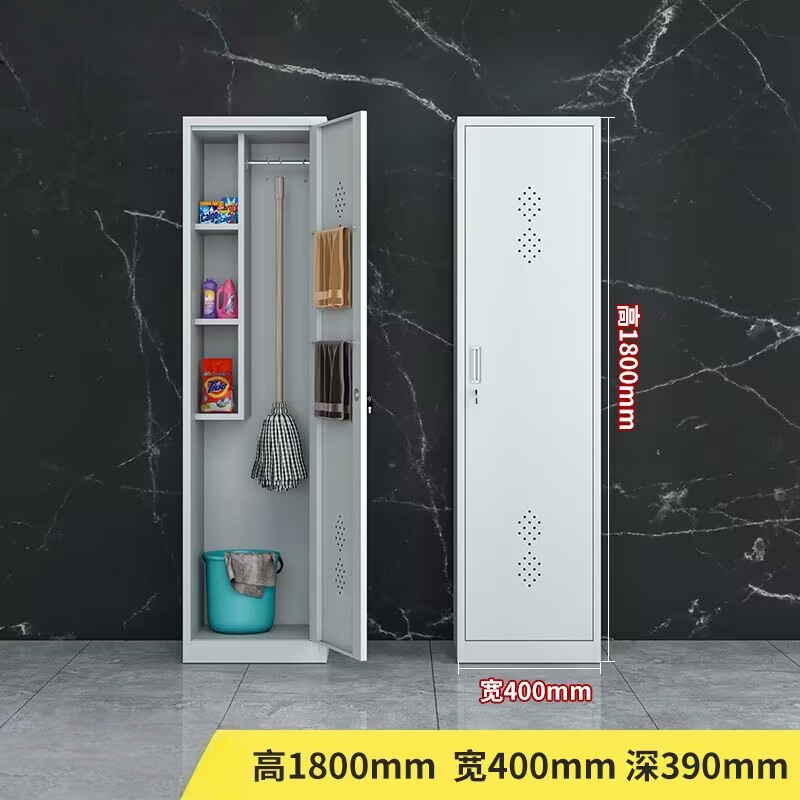 智叶舟清洁柜单门400*390*1800mm台高清大图