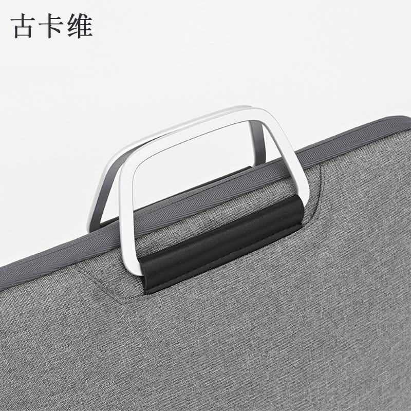 古卡维事务包会议文件资料包手提包(灰色)DXYZ566-1图片