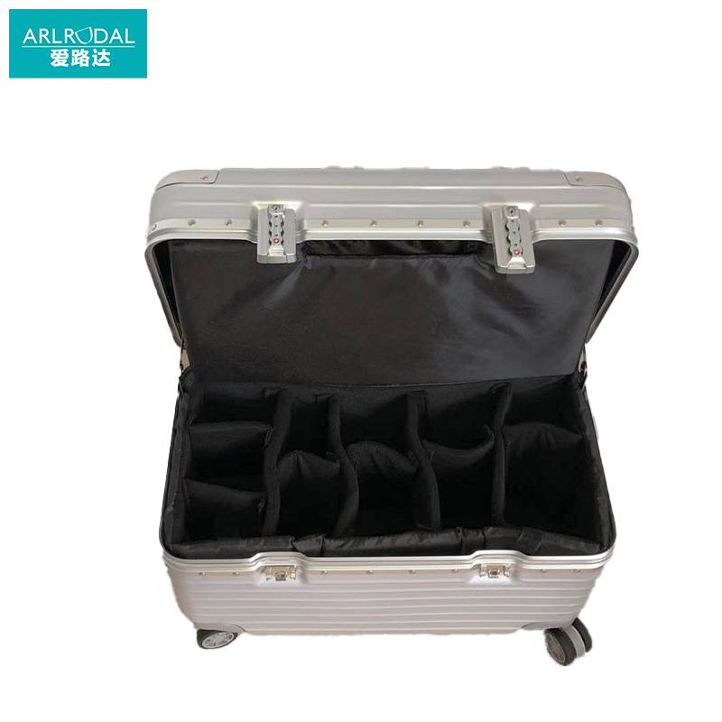 爱路达铝合金拉杆箱工具箱仪表仪器箱18寸含内胆AL18/个高清大图