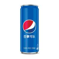 Pepsi百事可乐细长罐碳酸汽水饮料330ml*6罐可乐型饮料
