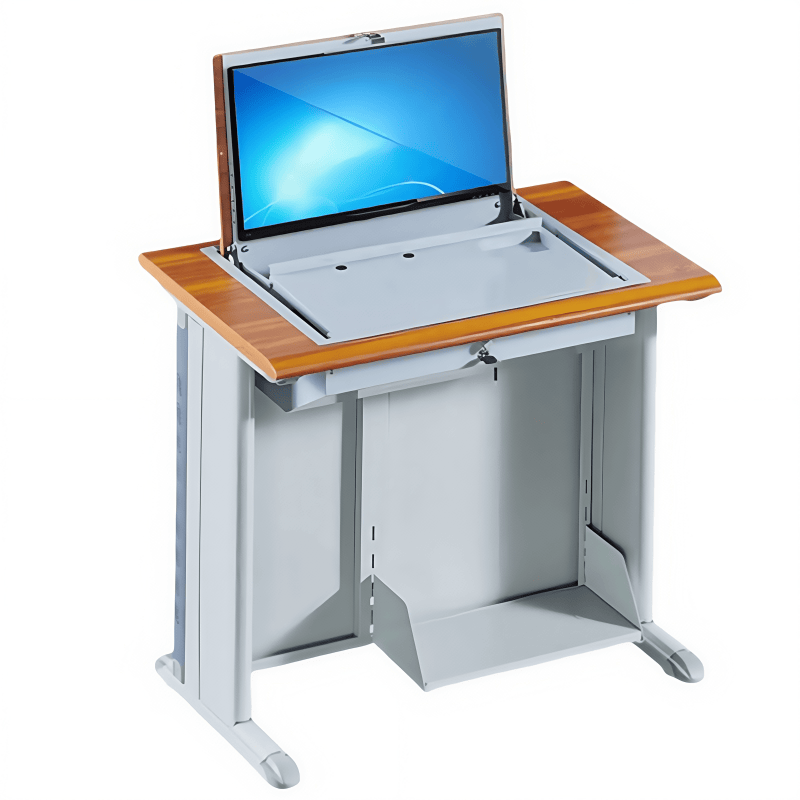 鑫木樽翻转电脑桌80cm张高清大图