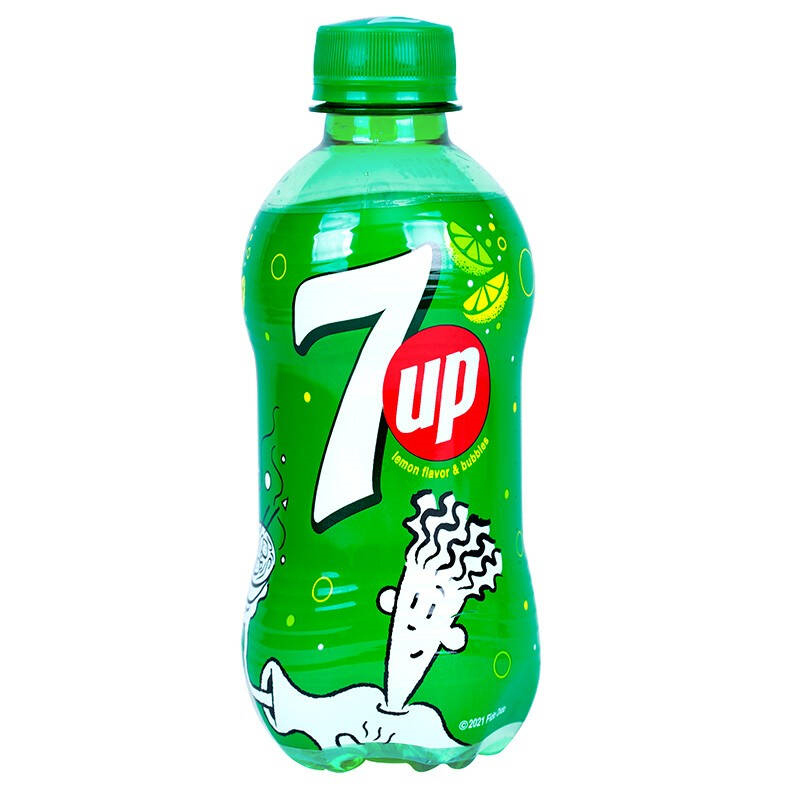 百事可乐 7喜 七喜7up 柠檬味 碳酸饮料 300ml*6瓶 (新老包装随机发货)