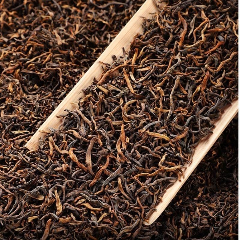 [5A云南普洱熟茶]云南普洱熟茶勐海宫廷普洱金芽陈年老普洱茶叶图片