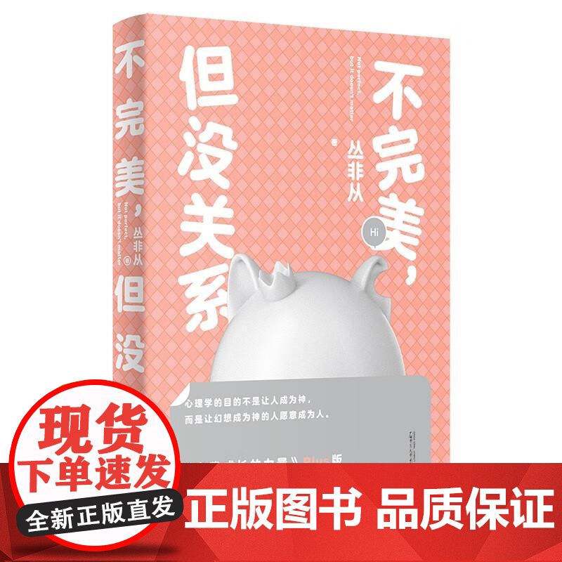 不完美,但没关系 丛非从/著 心理 价值感 家庭 亲子 感性 理性 安全感 人际关系 性格 自恋 自卑广西师范大学出版社高清大图