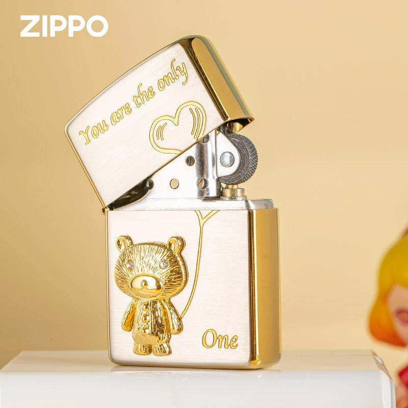 ZiPPO之宝打火机 永恒的唯一-金 ZBT-3-165a zippo煤油防风打火机