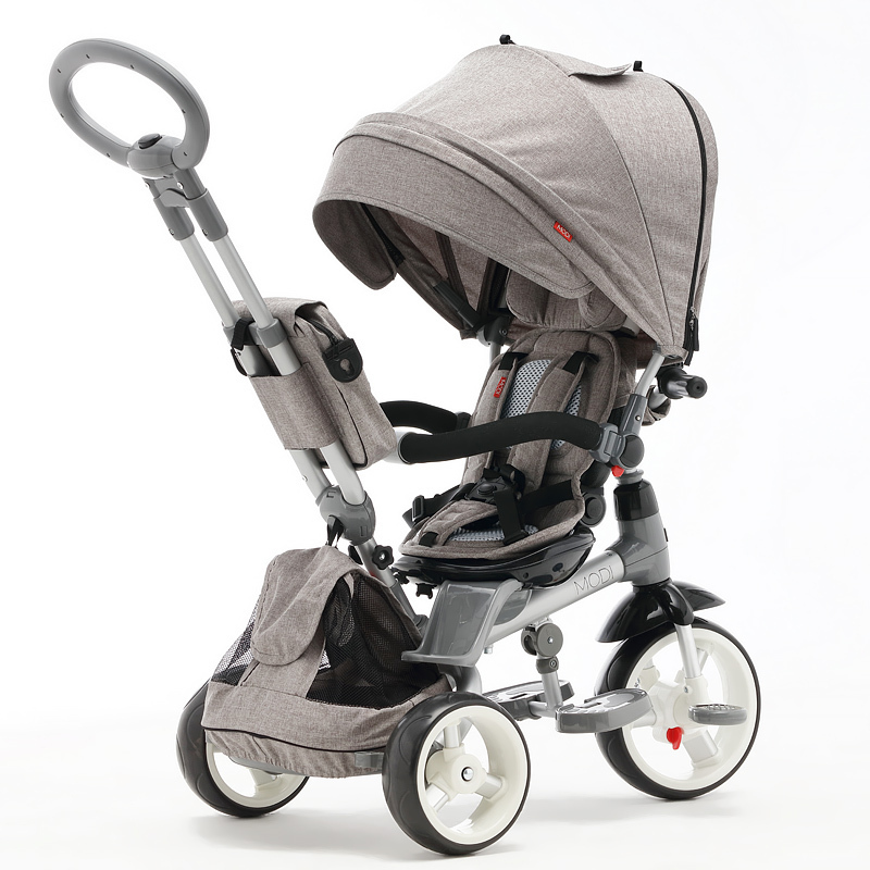 小虎子儿童三轮车可躺可坐可转向高景观宝宝脚踏车婴儿手推车t500