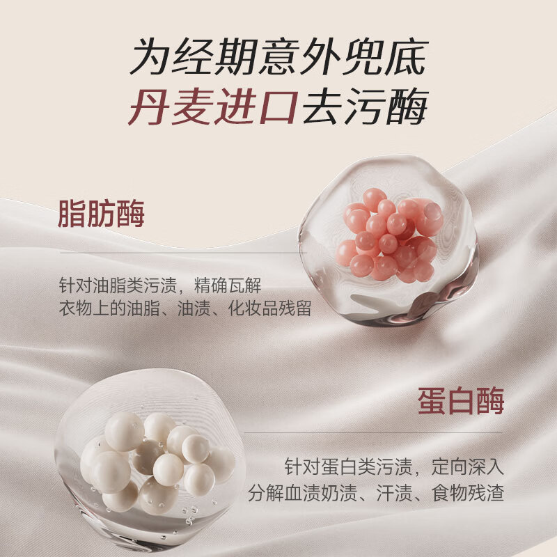 海肌兰(SEAKLAM)益生菌去72h血渍留香除菌除螨内衣洗衣液茶花少女400ml高清大图