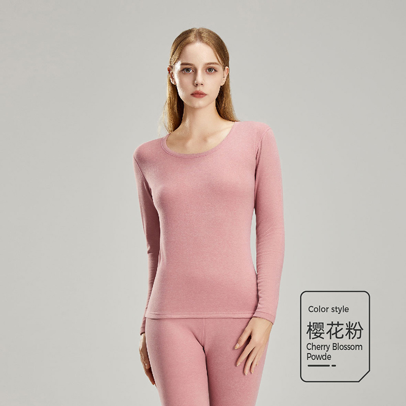 猫人貂绒保暖内衣男女士加厚加绒发热德绒秋衣秋裤套装25新款防寒高清大图