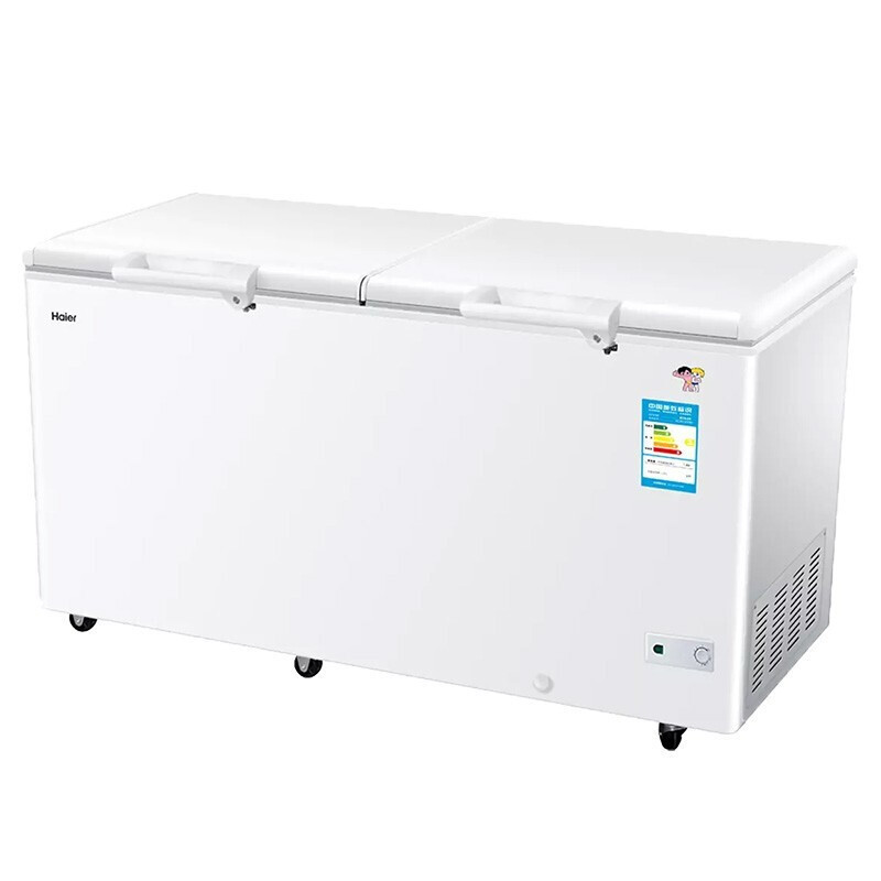 海尔(Haier)冰柜商用大容量卧式冷藏冷冻转换冷柜 顶开双门冰柜 BC/BD-519HCM