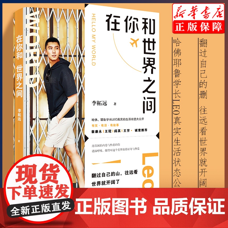 [央视网]在你和世界之间 9787572608551 湖南文艺出版社 李柘远 TJ高清大图