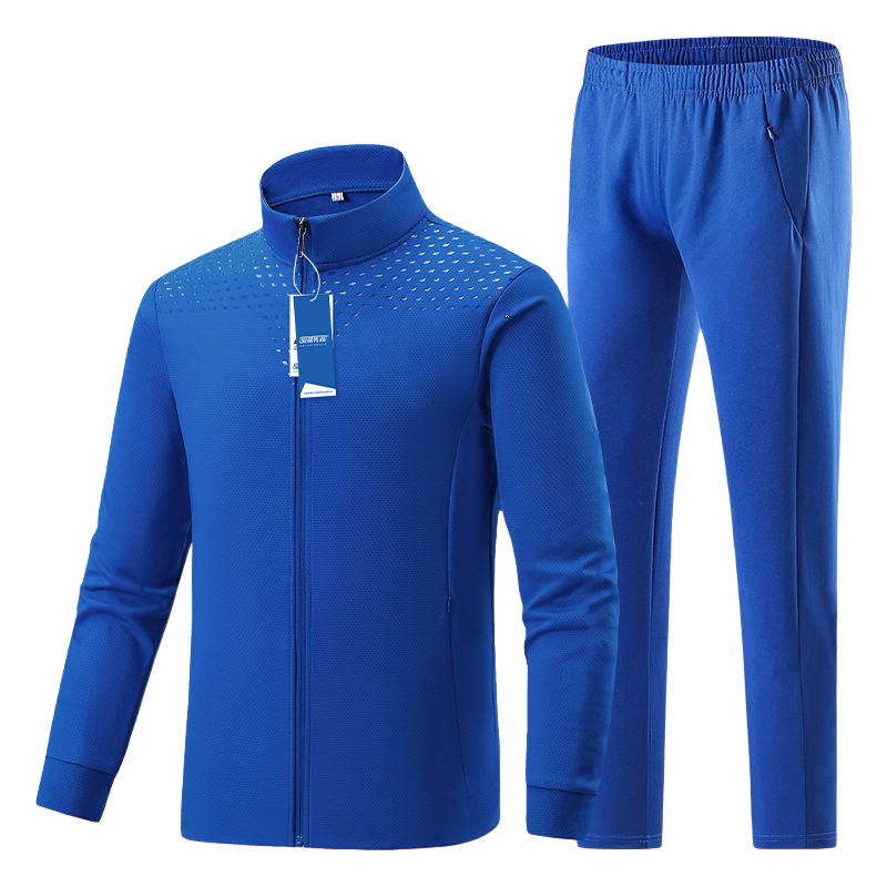 安居先森7709立领时尚休闲运动套装男女同款s6xl红色套