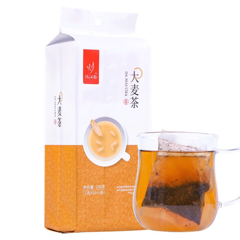 忆江南 大麦茶袋装250g 茶叶 花草茶 泡茶谷物茶 滚炒原味养生茶花茶