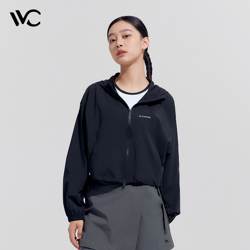 VVC沁风系列短款防晒衣VTA4S331ZA02时尚黑