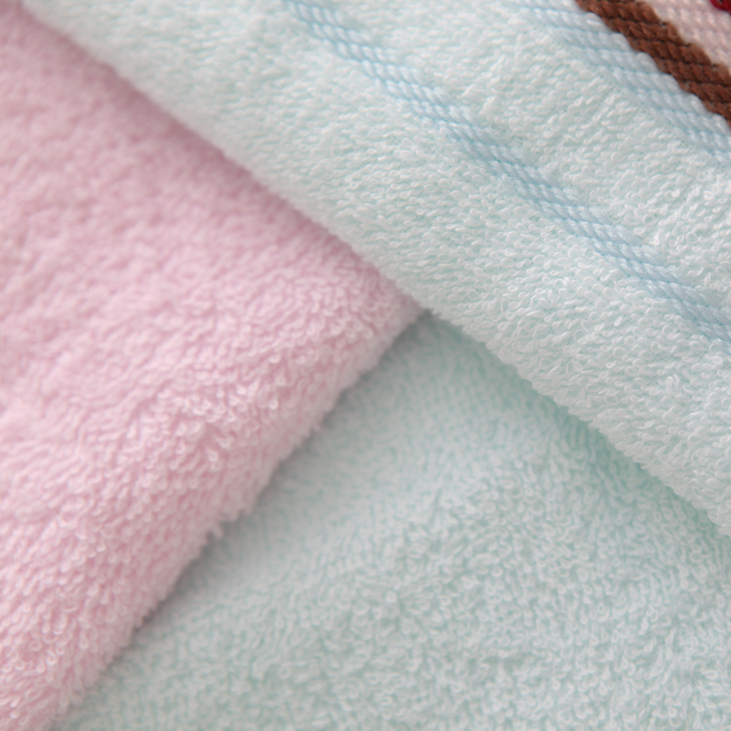 梦洁家纺 雅柔纯棉面巾(两条) 32*70cm高清大图