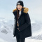 雪中飞男女三合一户外工装大毛领羽绒服