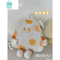 BANGDOU韩版ins奶酪书包女 日系chic软妹可爱夏季帆布小背包学生双肩包萌