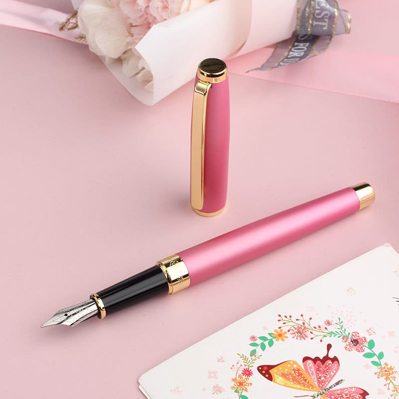 英雄钢笔A0502礼盒HERO礼物送礼定制刻字可换墨囊墨水笔套装日常练字女生送礼礼物图片