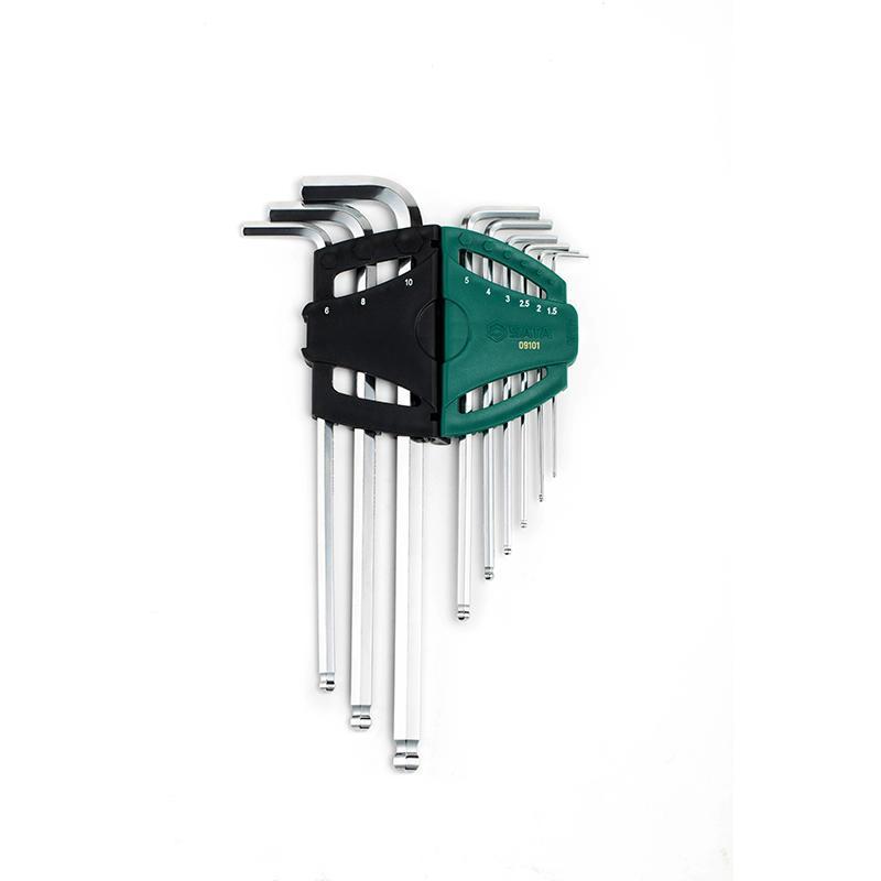 世达 SATA-09101 球头内六角扳手9件特长组套 货期2周