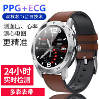 菲若普智能手环DT98商务智能手表蓝牙通话心电血压监测智能运动手环时尚远程拍照炫酷表盘血氧睡眠监测苹果女vivo小米华为通用