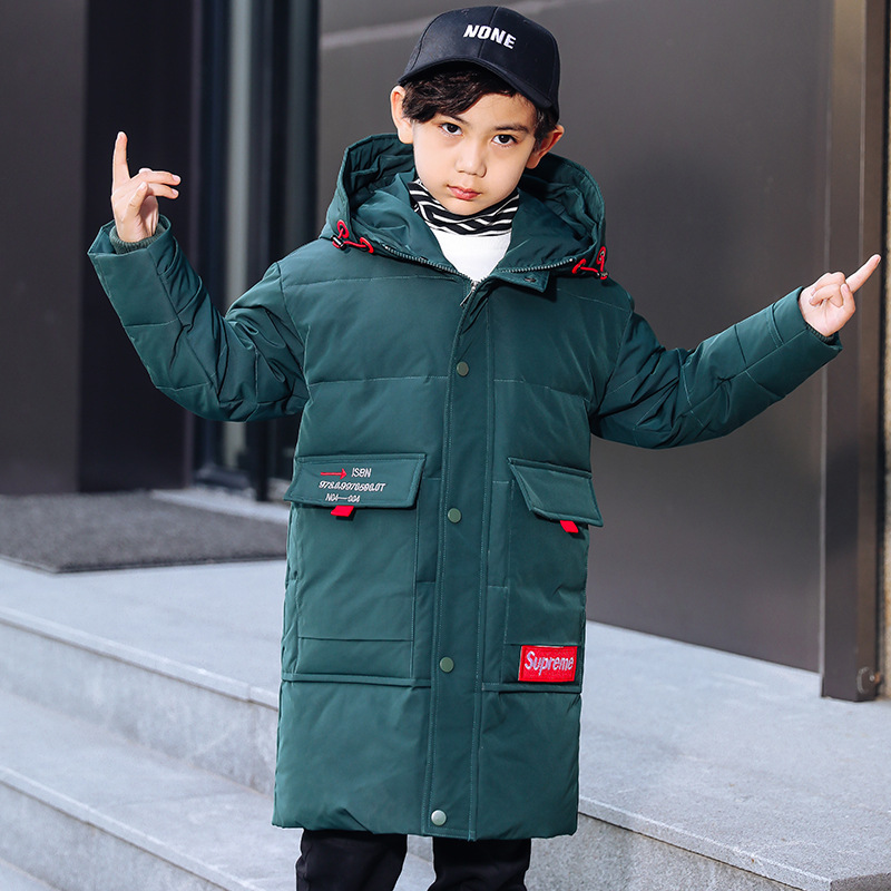 儿童冬季休闲保暖冬装羽绒服户外保暖外衣儿童2019冬季新款男童韩版中