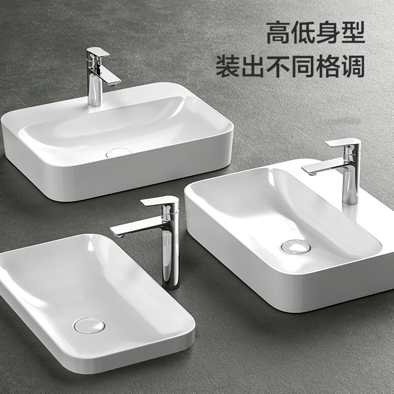 九牧（JOMOO）水龙头洗脸盆面盆龙头卫生间冷热出水浴室柜卫浴台盆家用单孔快装32439/32440高清大图