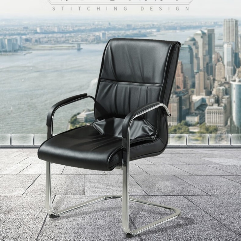 常喜悦 办公椅电脑椅弓形椅皮椅久坐皮质会议椅CXY-Y01029高清大图