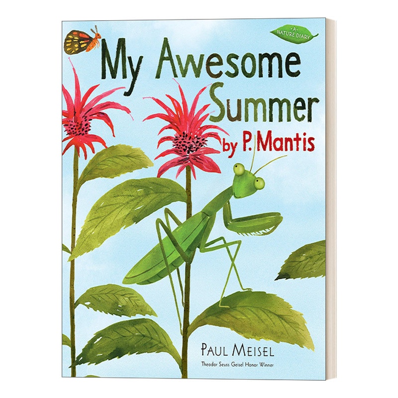 [醉染正版]英文原版 My Awesome Summer by P. Mantis 大自然日记系列01 我精彩的夏天 儿高清大图