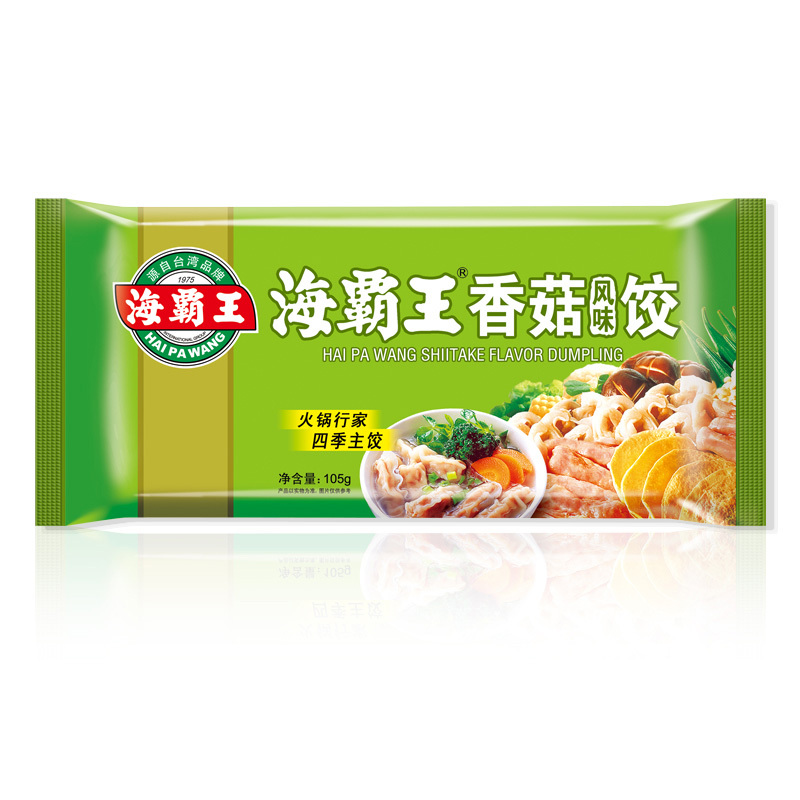 海霸王105克香菇饺