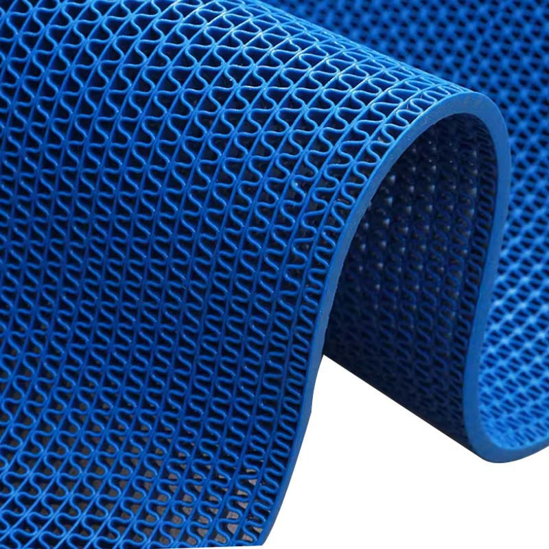 温馨 镂空地垫 蓝色4mm*1.2m*15m 卷高清大图