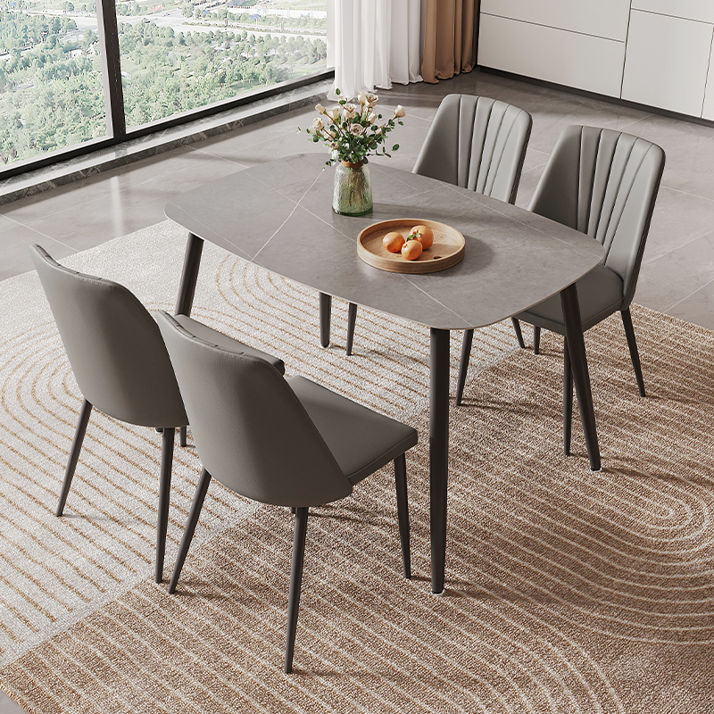 线下同款芝华仕cheers芝华仕现代极简岩板餐桌简约小户型长方形桌椅