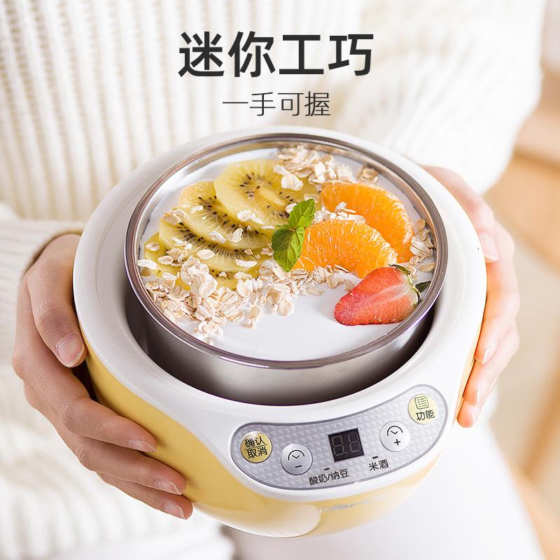 小熊(Bear) 酸奶机 家用全自动米酒机不锈钢内胆酸奶发酵 陶瓷4分杯 SNJ-B10K1