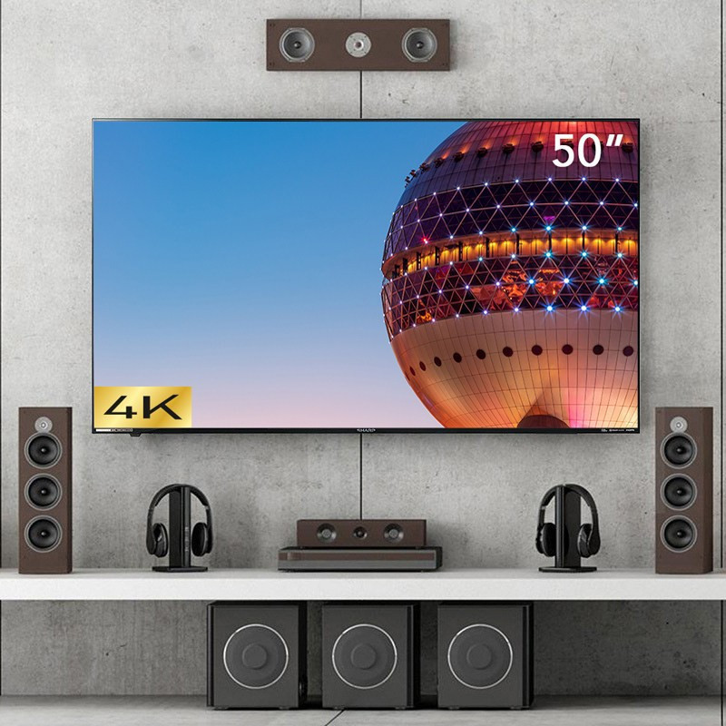 夏普sharp50x6a50英寸超薄4k高清人工智能网络液晶平板电视机