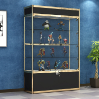 欧宝美玻璃展示柜手办柜礼品展柜烟柜陈列柜货架模型产品展示架烟柜酒柜高柜