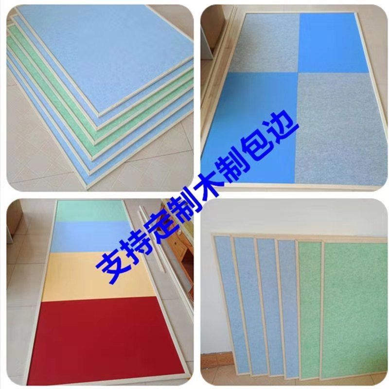 幼儿园毛毡墙贴板展示墙软木板照片背景墙公告栏留言板墙贴毡定制 银灰 80*120