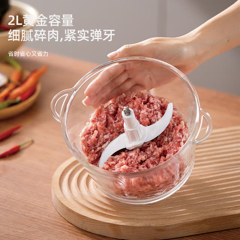 龙的(Longde) LD-KM228 绞肉机家用纹馅机碎肉机电动多功能料理搅拌机打肉机饺子肉馅蒜蓉机图片